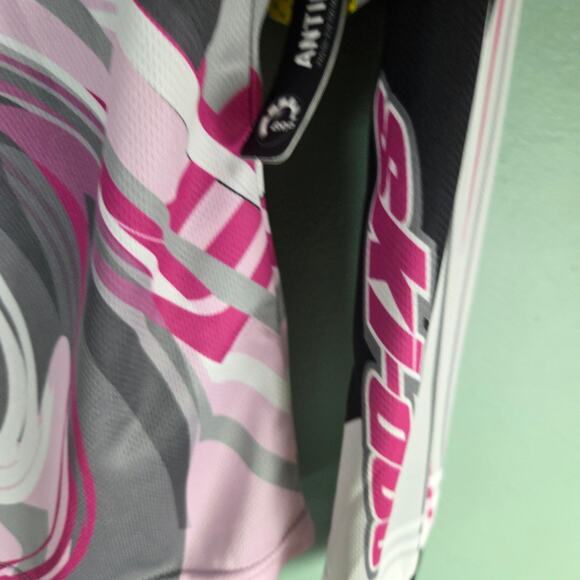 Ski-doo Womens Multicolor Pink Long Sleeve Top 2XL Winter Snowmobile Outdoors - Picture 5 of 9